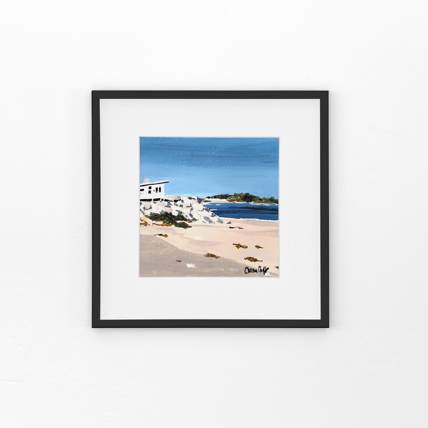 Pink Sands Popham - Matted Print