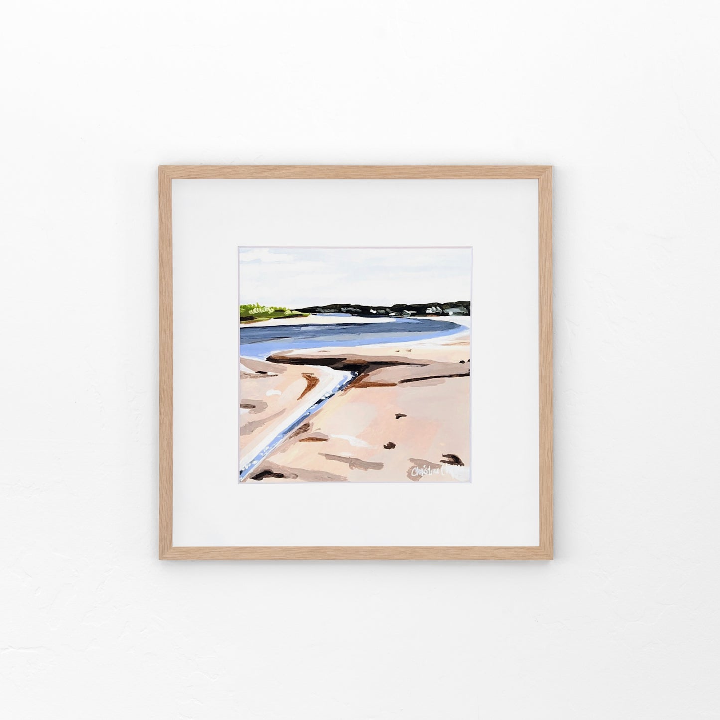 Scarborough River-Canvas Print