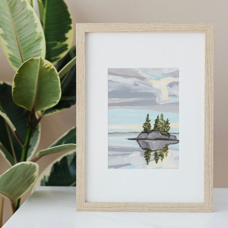Lookout Point Reflections- Matted Print