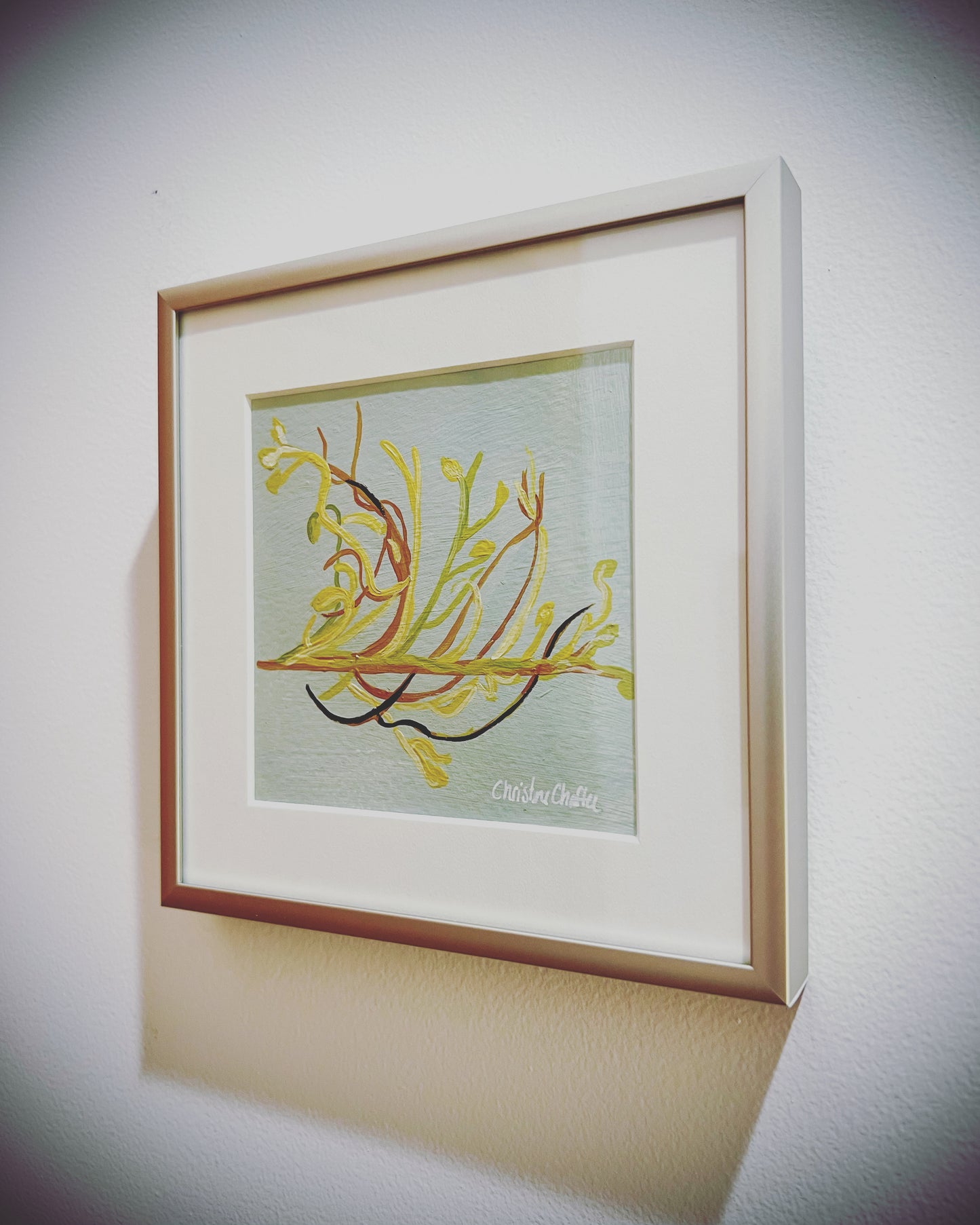 Seaweed-Original Art on Paper, Framed