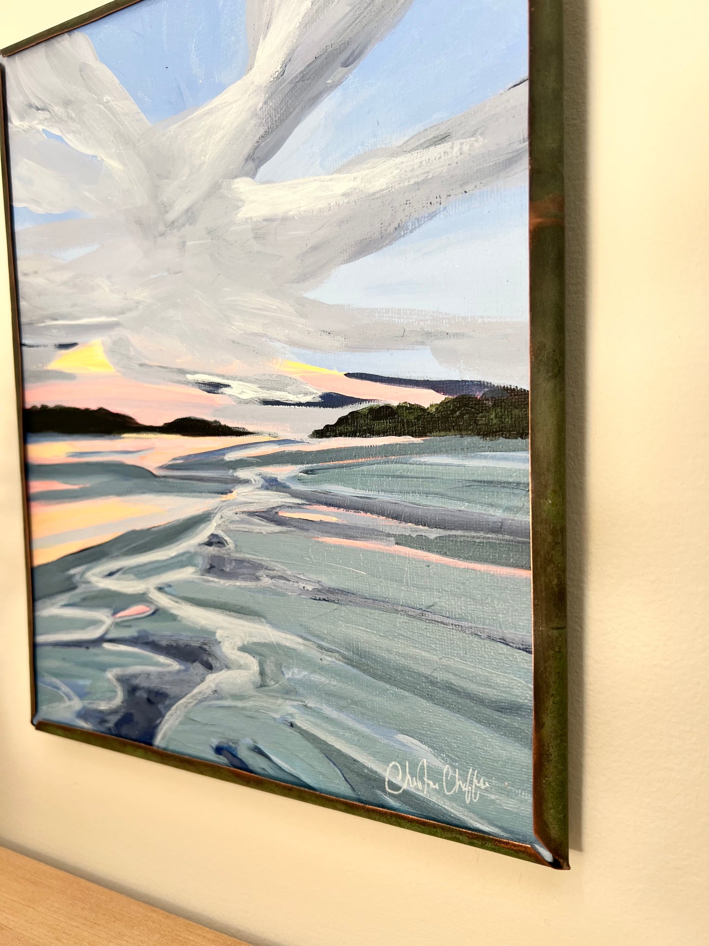 Heading Home from The Dockside, Patina Collection-Original 8x10