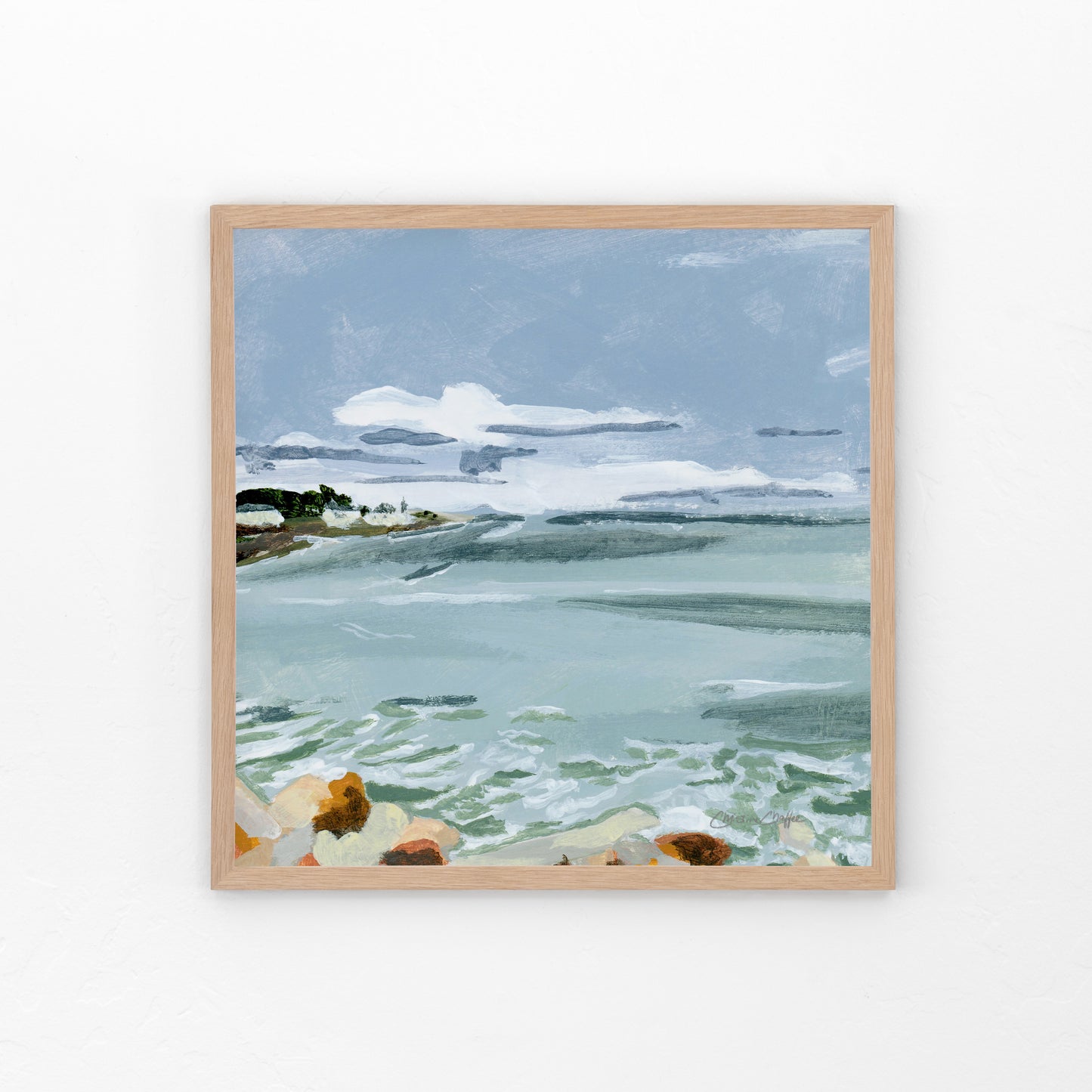Bass Beach-Canvas Print