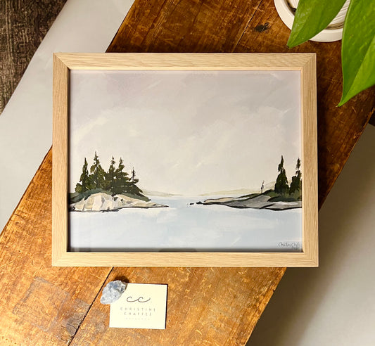 Grey Skies over Harpswell - Print Only