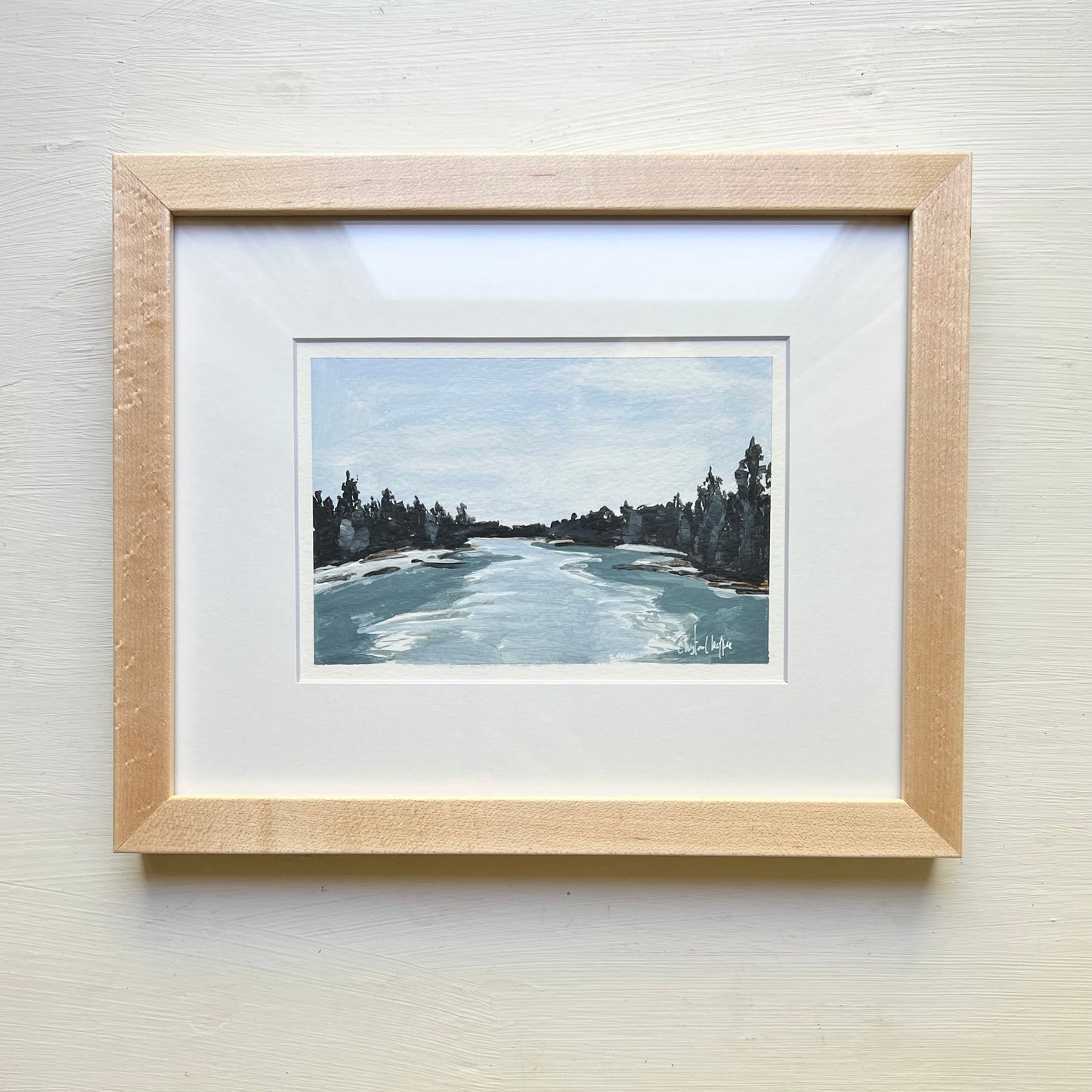 Winter Creek-Original 5x7