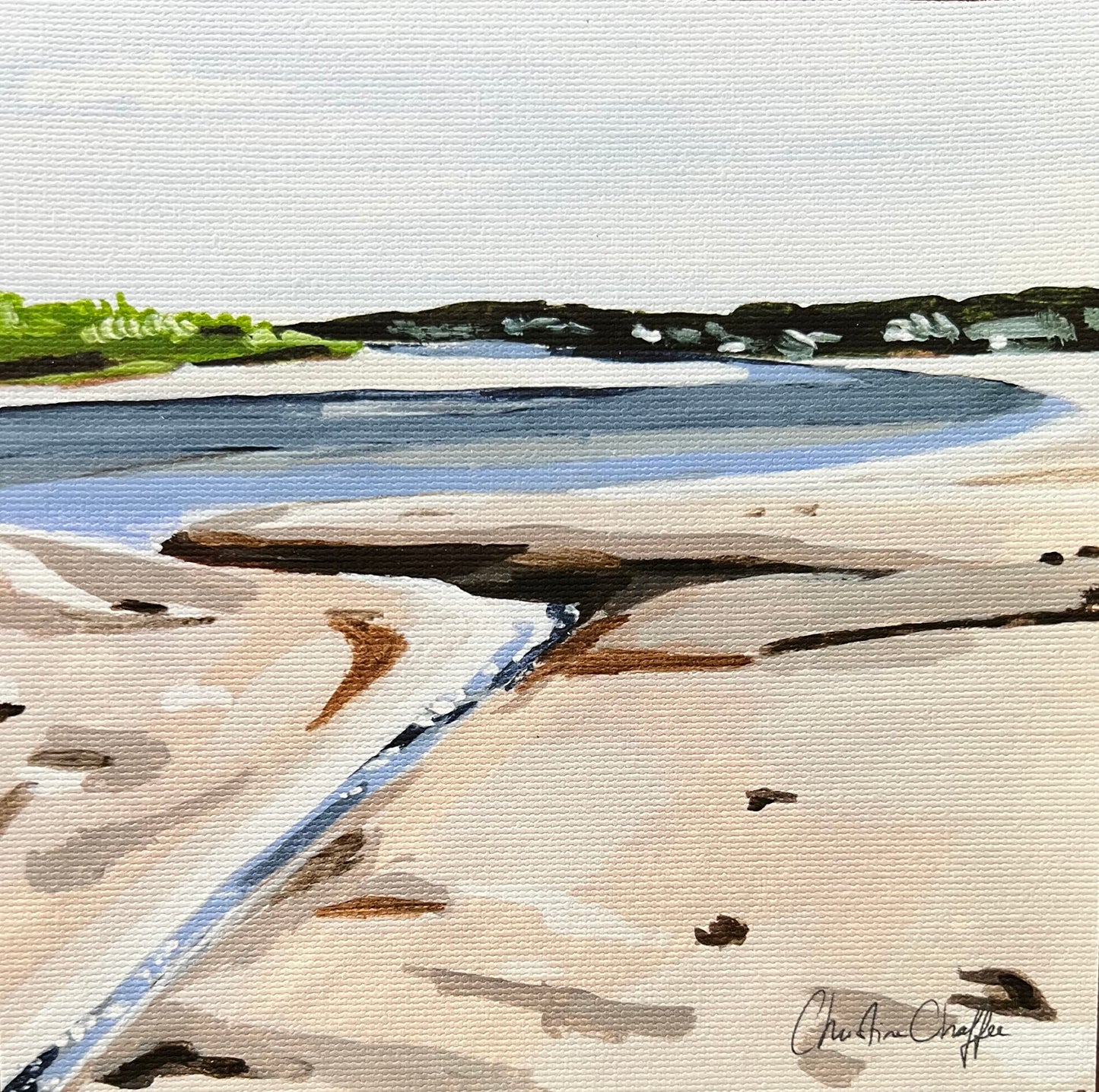 Scarborough River-Canvas Print