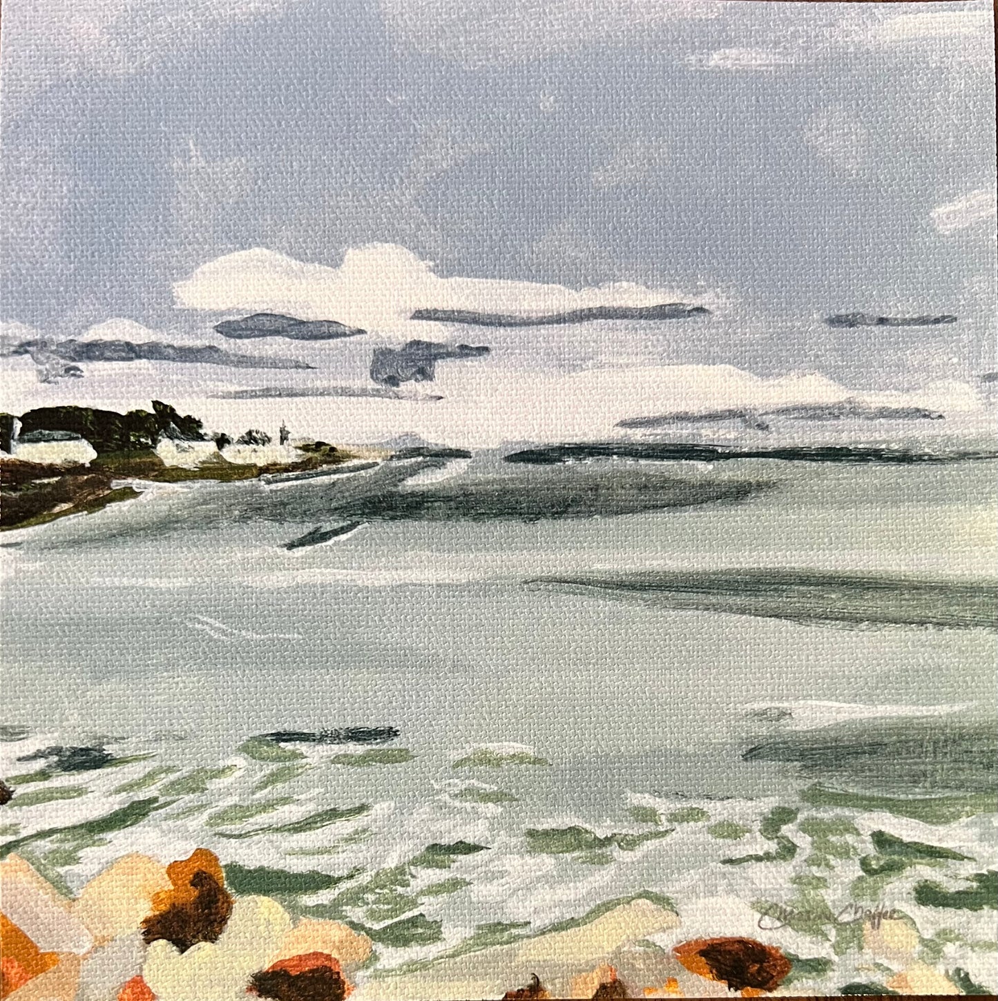 Bass Beach-Canvas Print