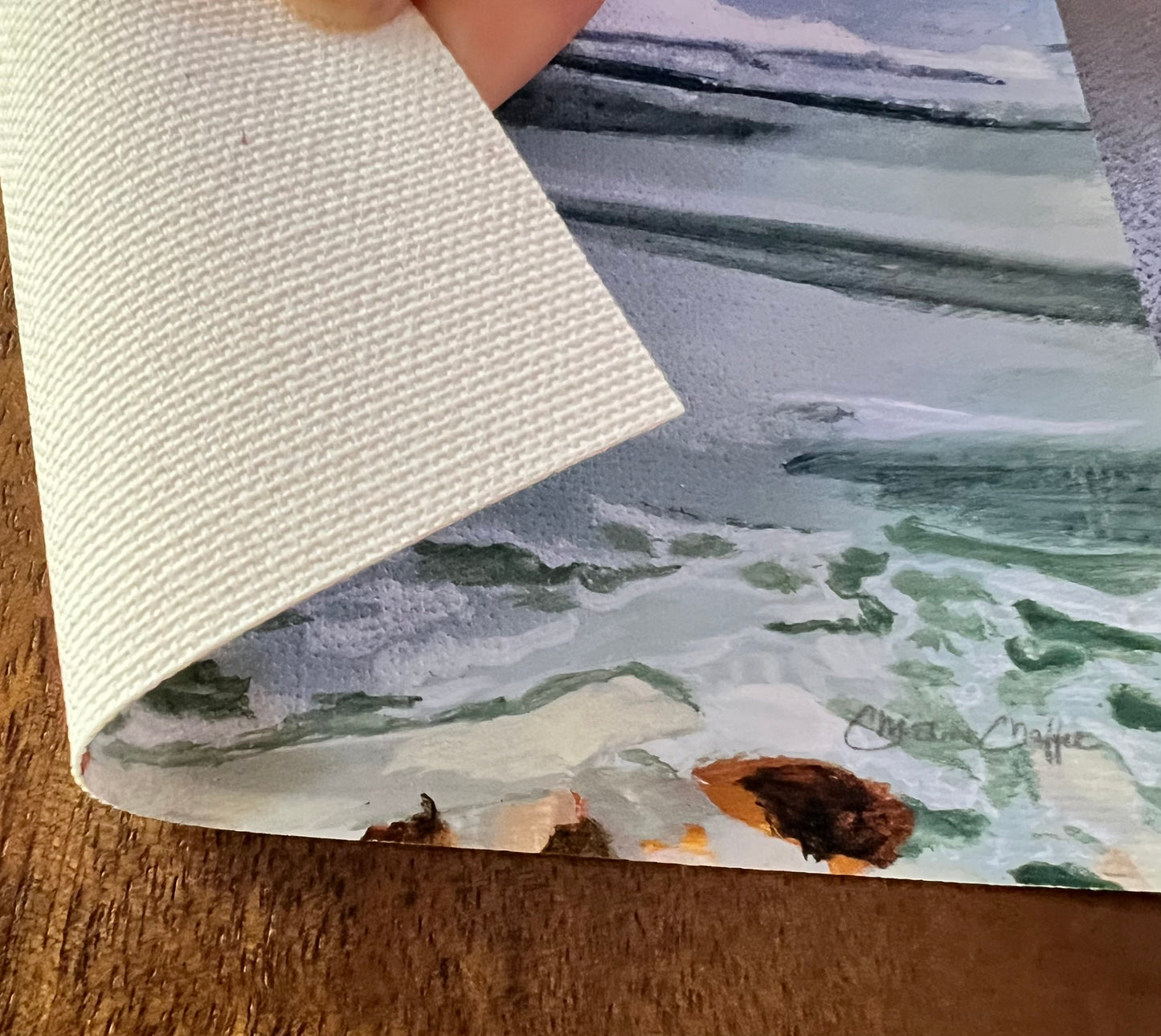 Bass Beach-Canvas Print