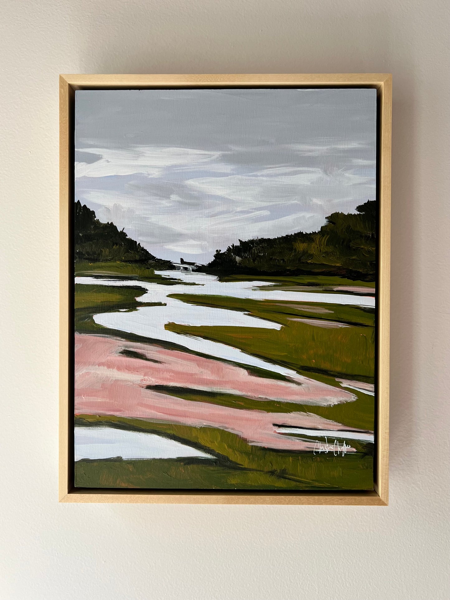 View from Coombs-Original 9x12