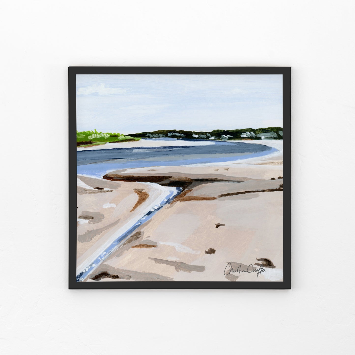 Scarborough River-Canvas Print