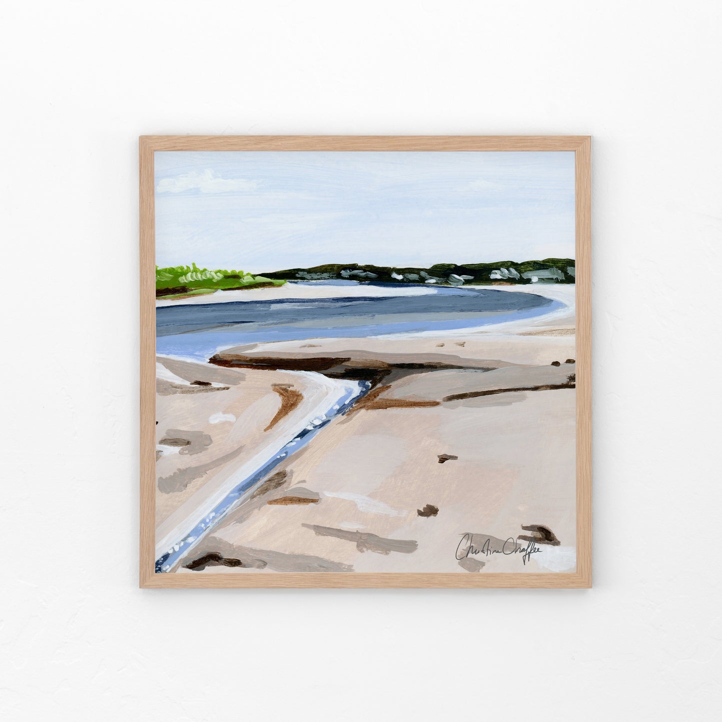 Scarborough River-Canvas Print