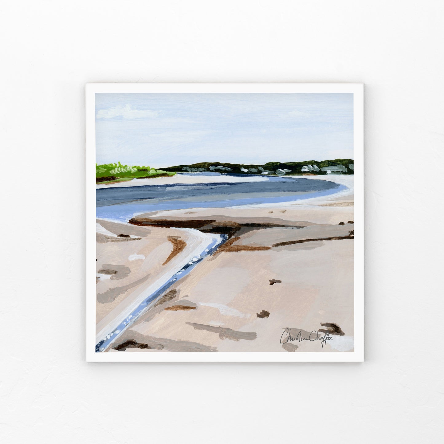 Scarborough River-Canvas Print