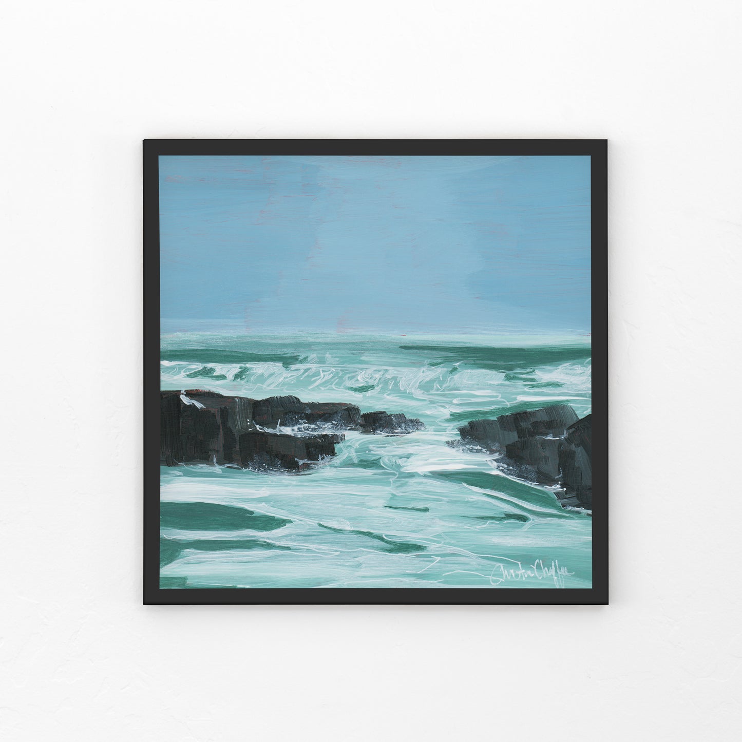 Waves of Kennebunk-Canvas Print