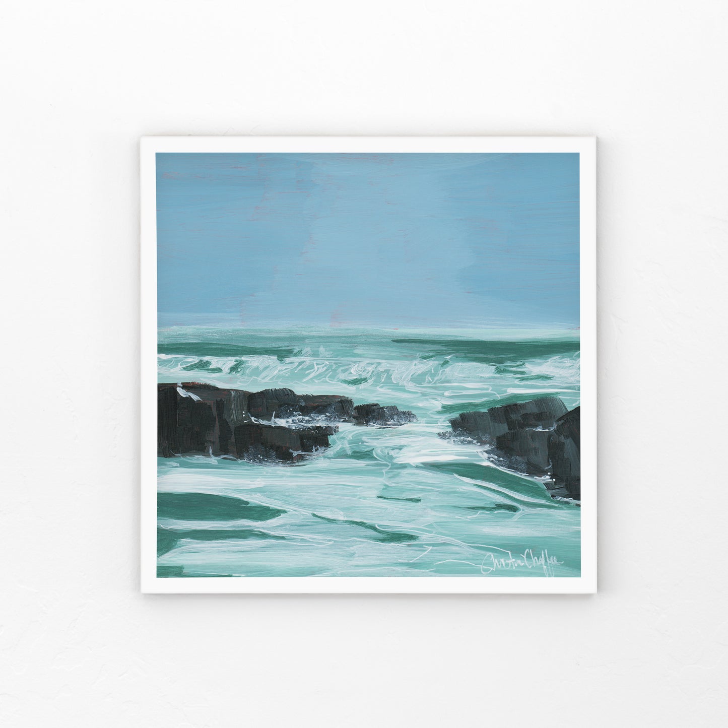 Waves of Kennebunk-Canvas Print