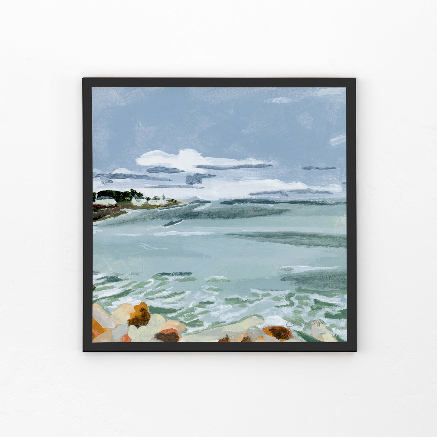 Bass Beach-Canvas Print