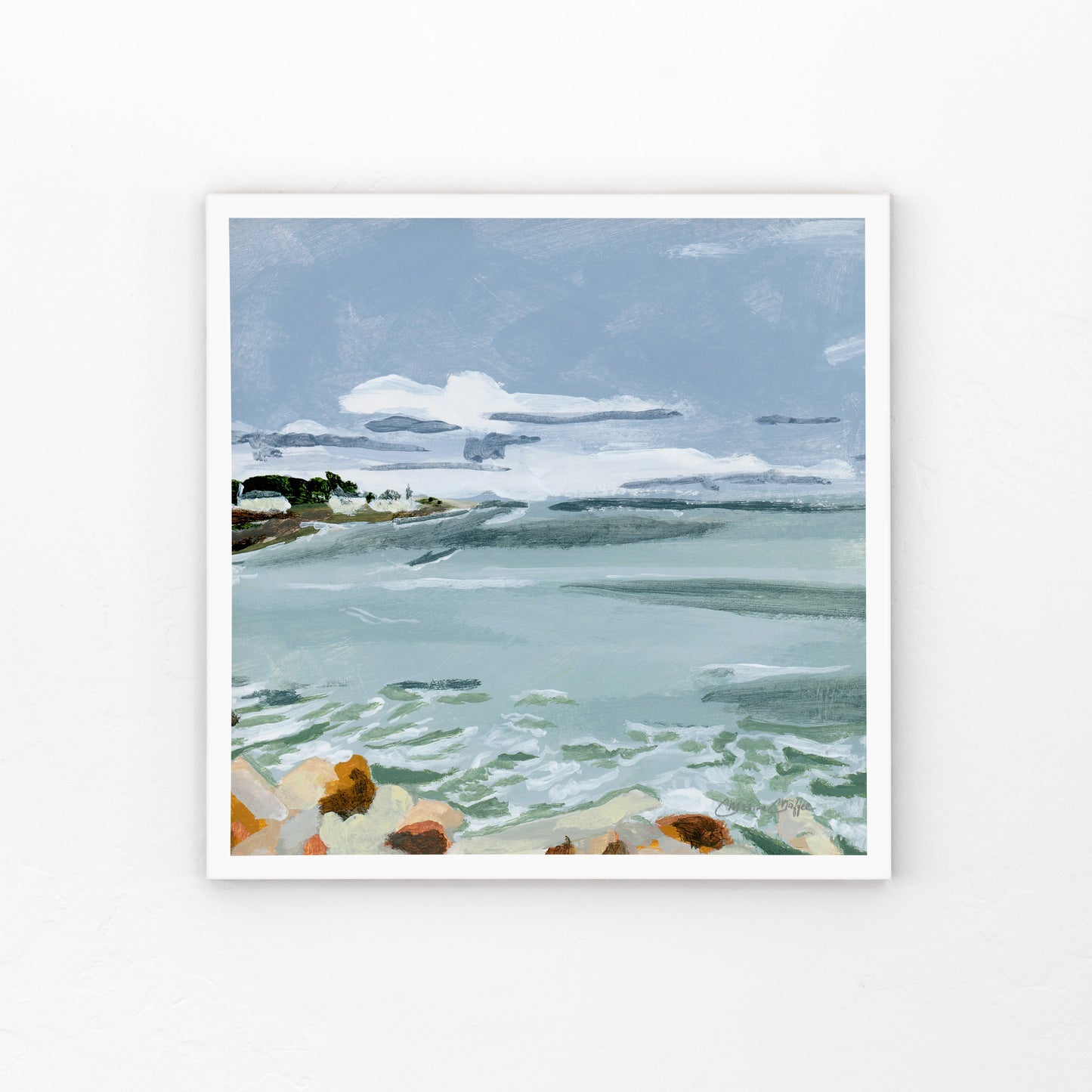 Bass Beach-Canvas Print