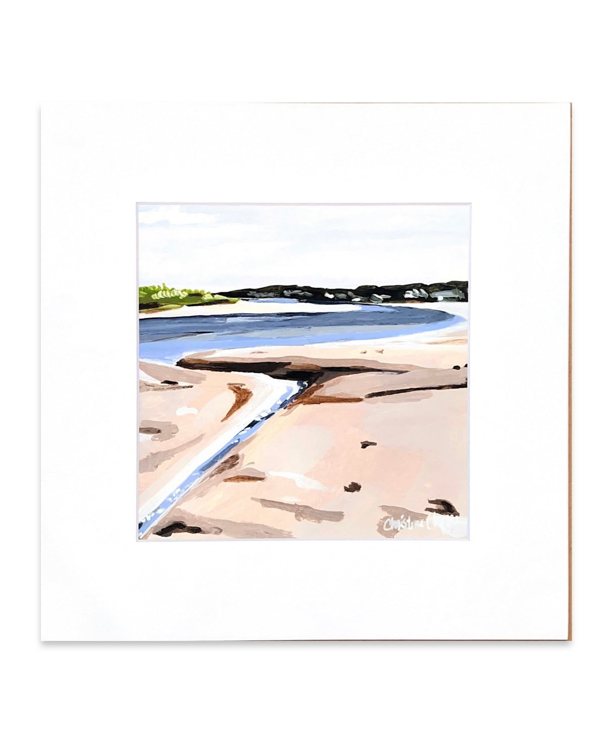 Scarborough River- Matted Print