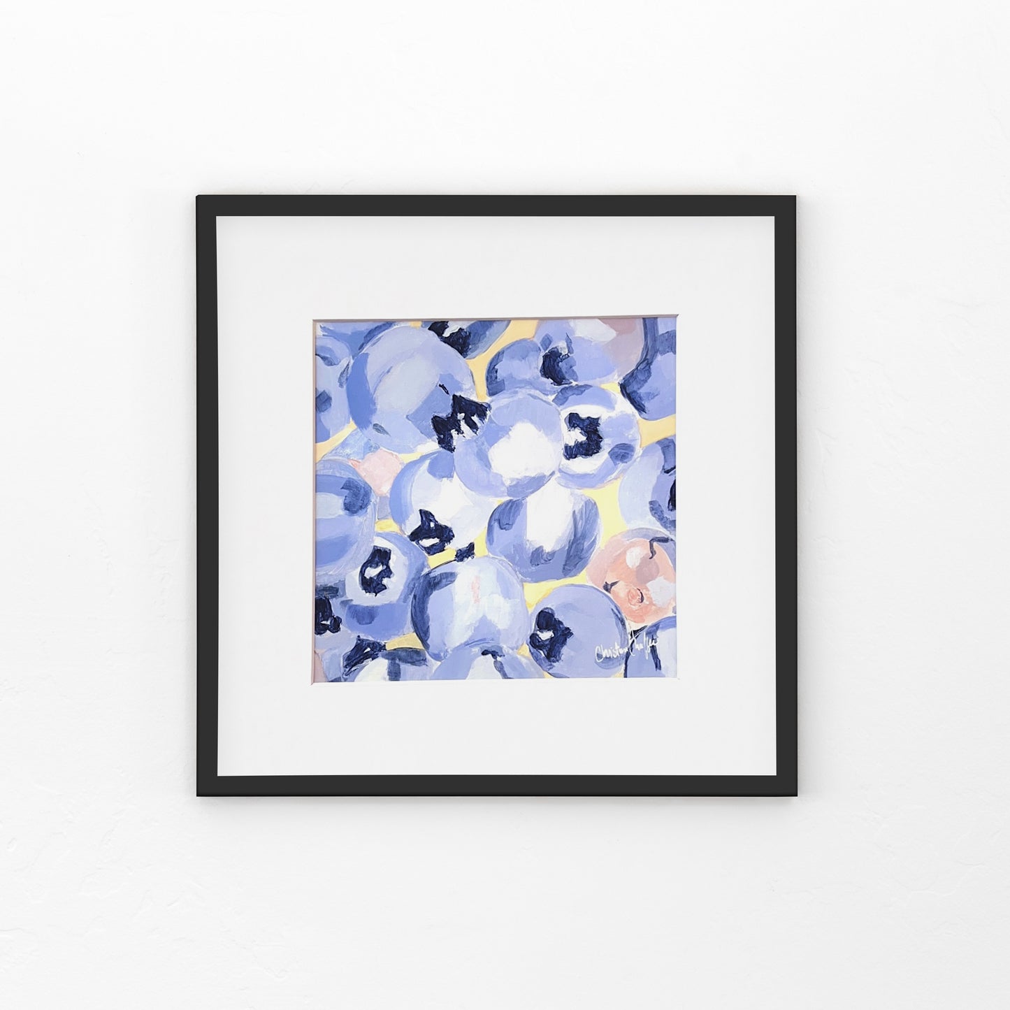 Blueberries for Vivienne - Matted Print