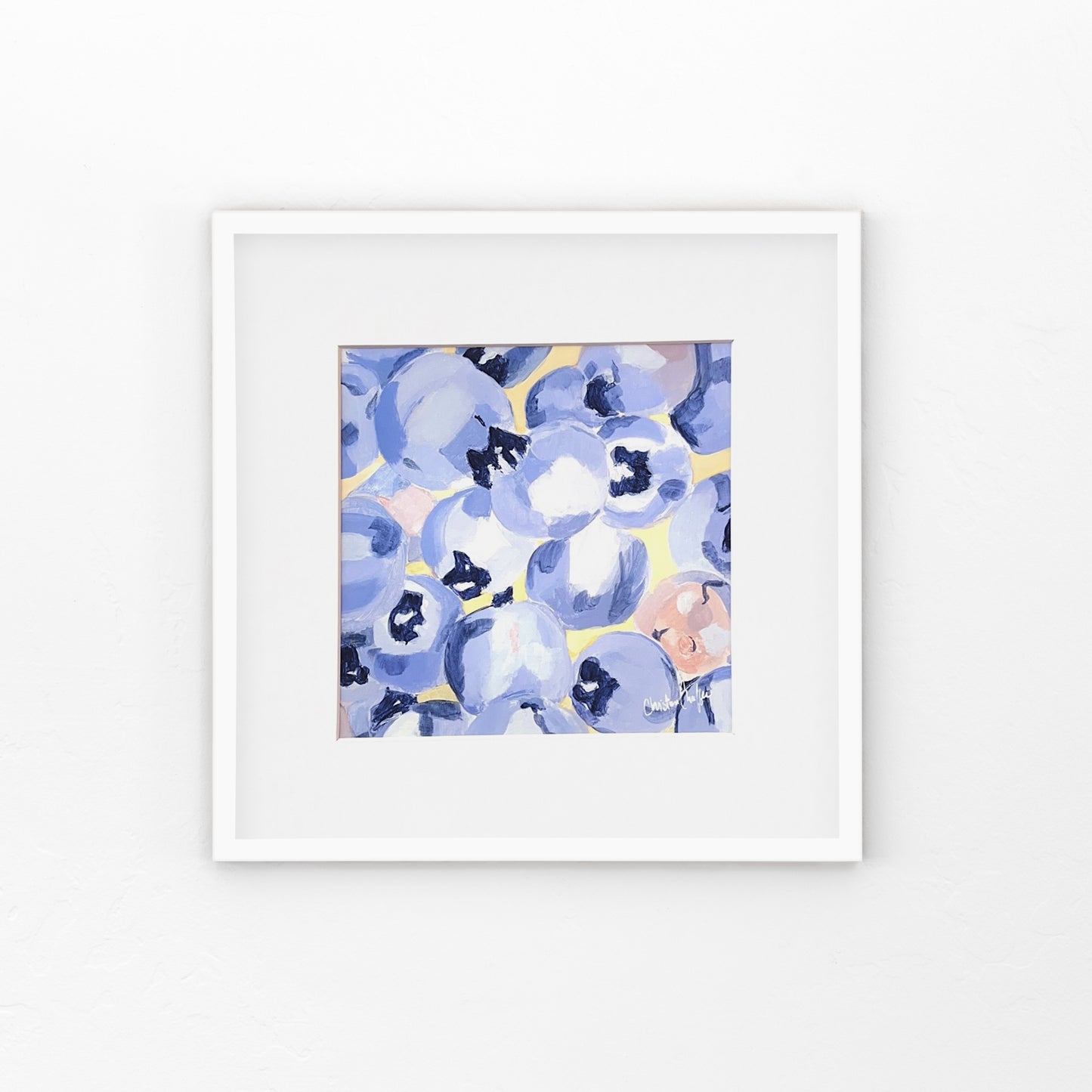 Blueberries for Vivienne - Matted Print