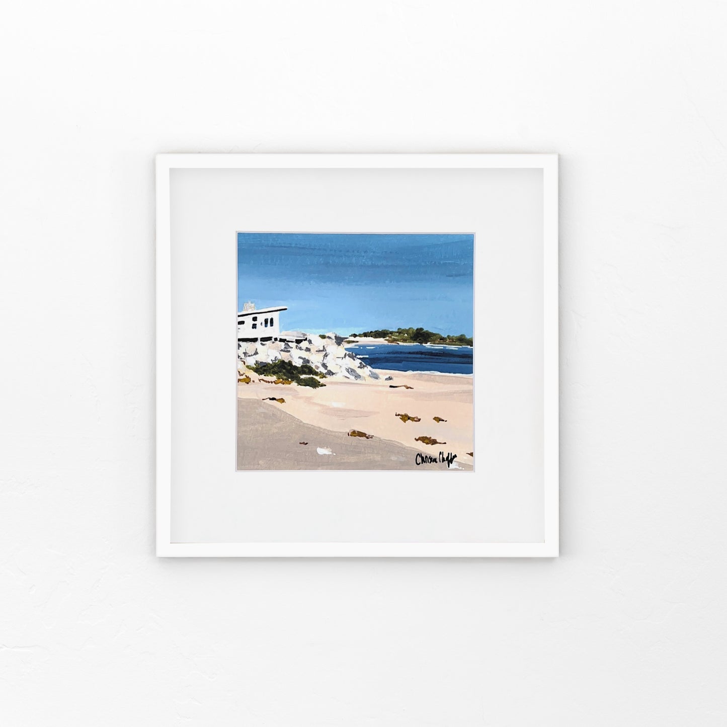 Pink Sands Popham - Matted Print