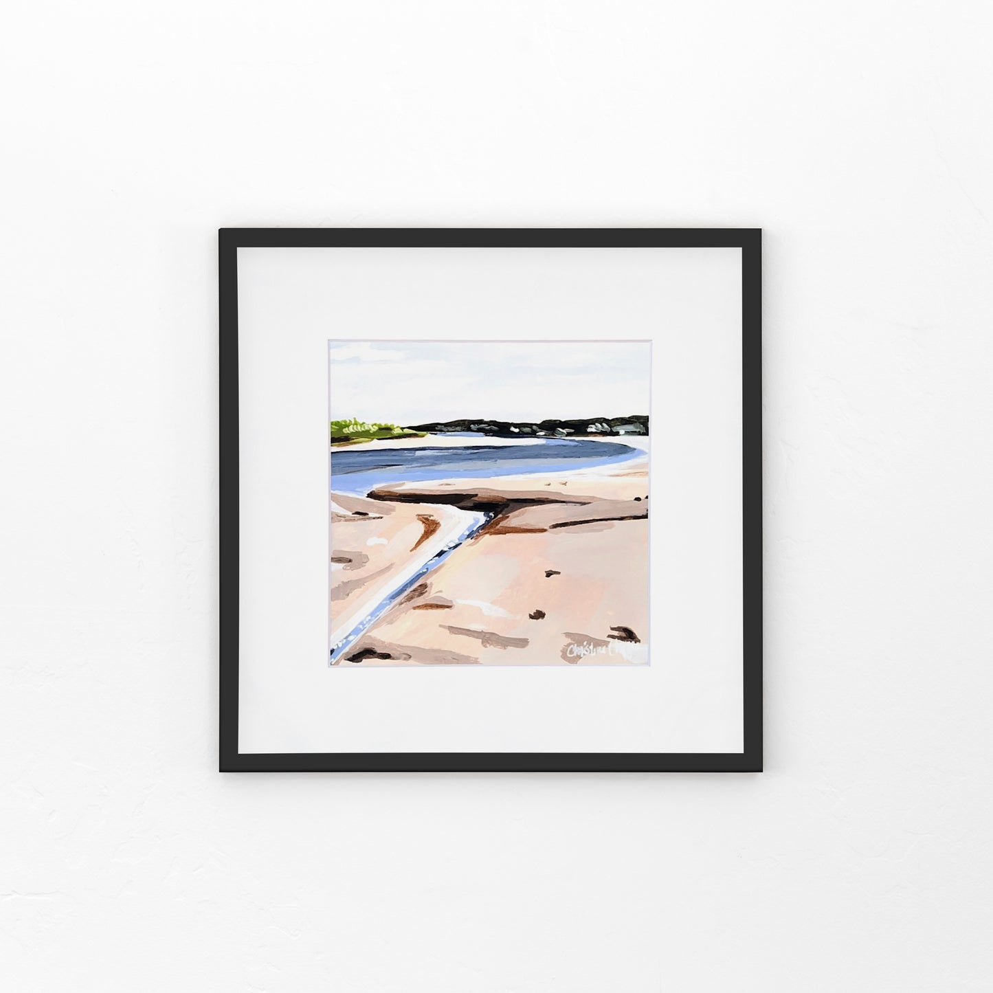 Scarborough River- Matted Print