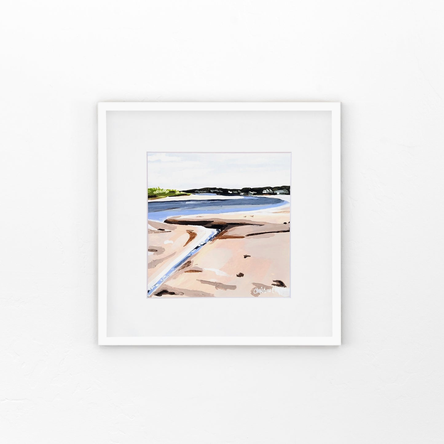 Scarborough River- Matted Print