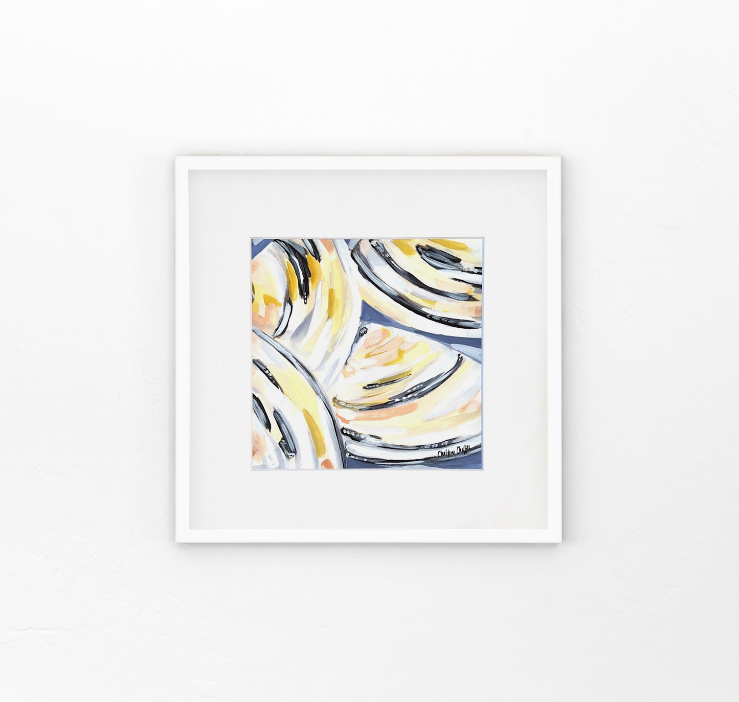 Surf Clams-Matted Print