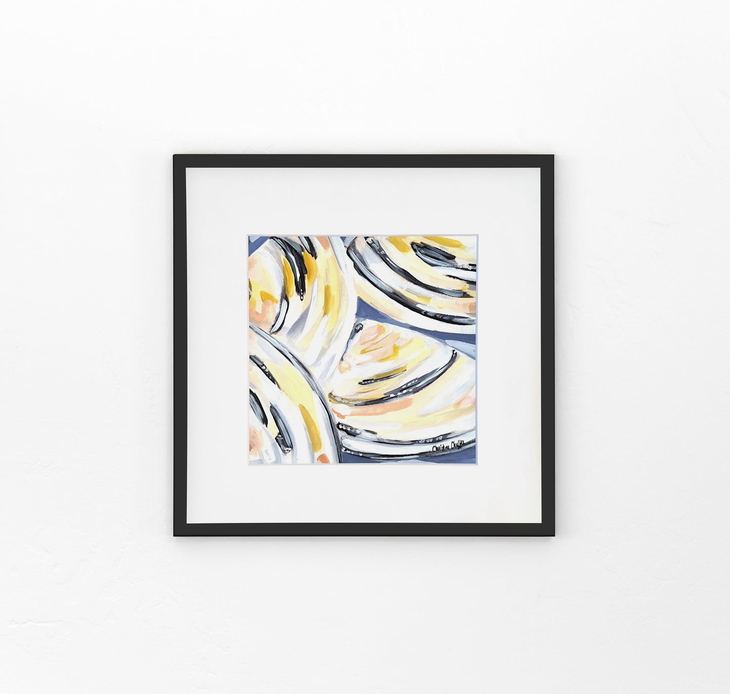 Surf Clams-Matted Print