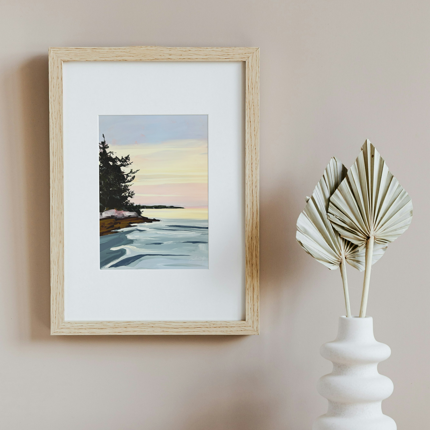 Entering Gun Point Cove- Matted Print
