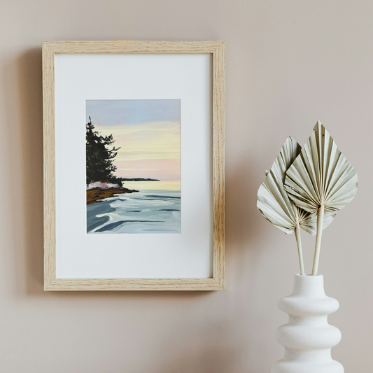 Entering Gun Point Cove- Matted Print