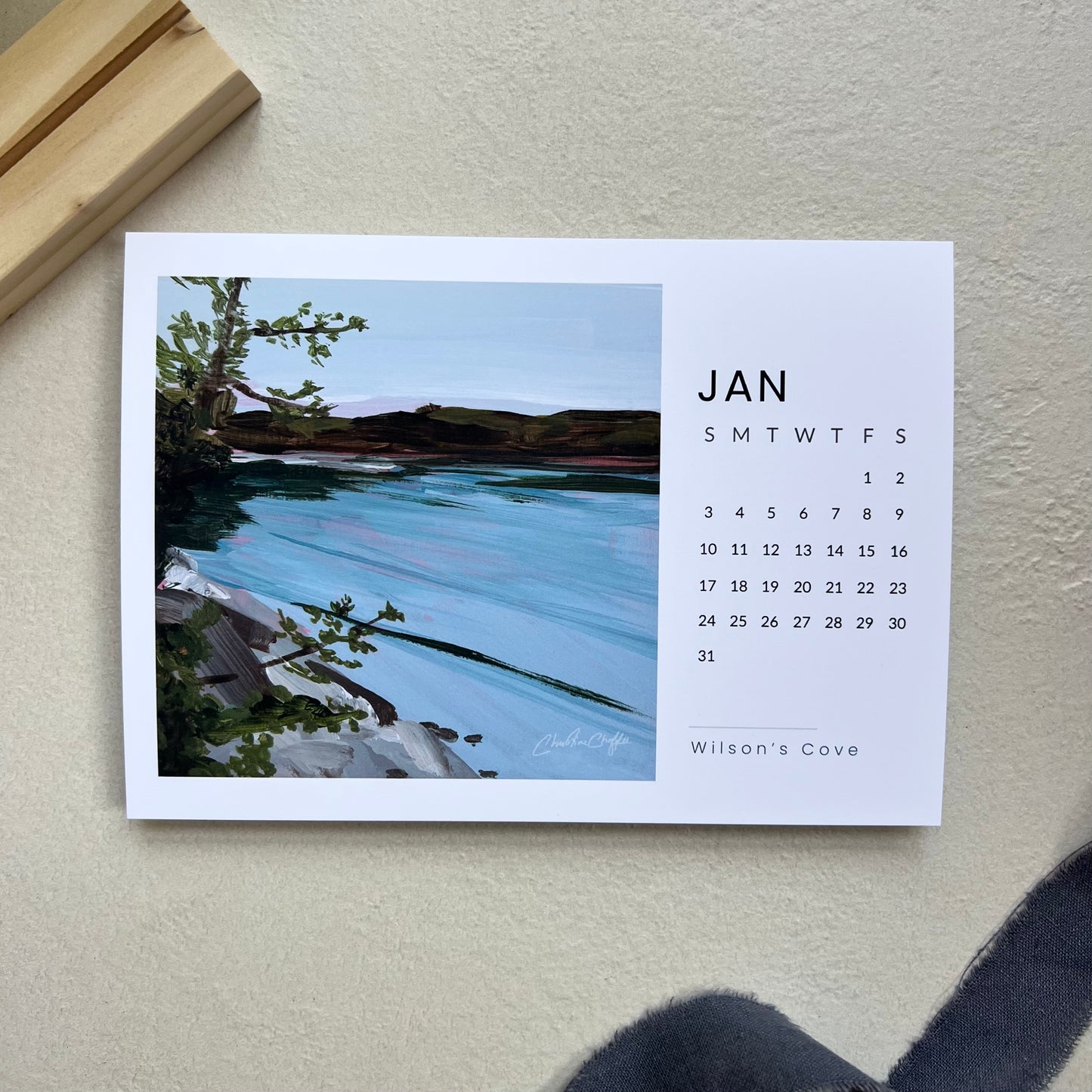 2027 Coastal Maine Art Calendar | Adventures in Harpswell Collection