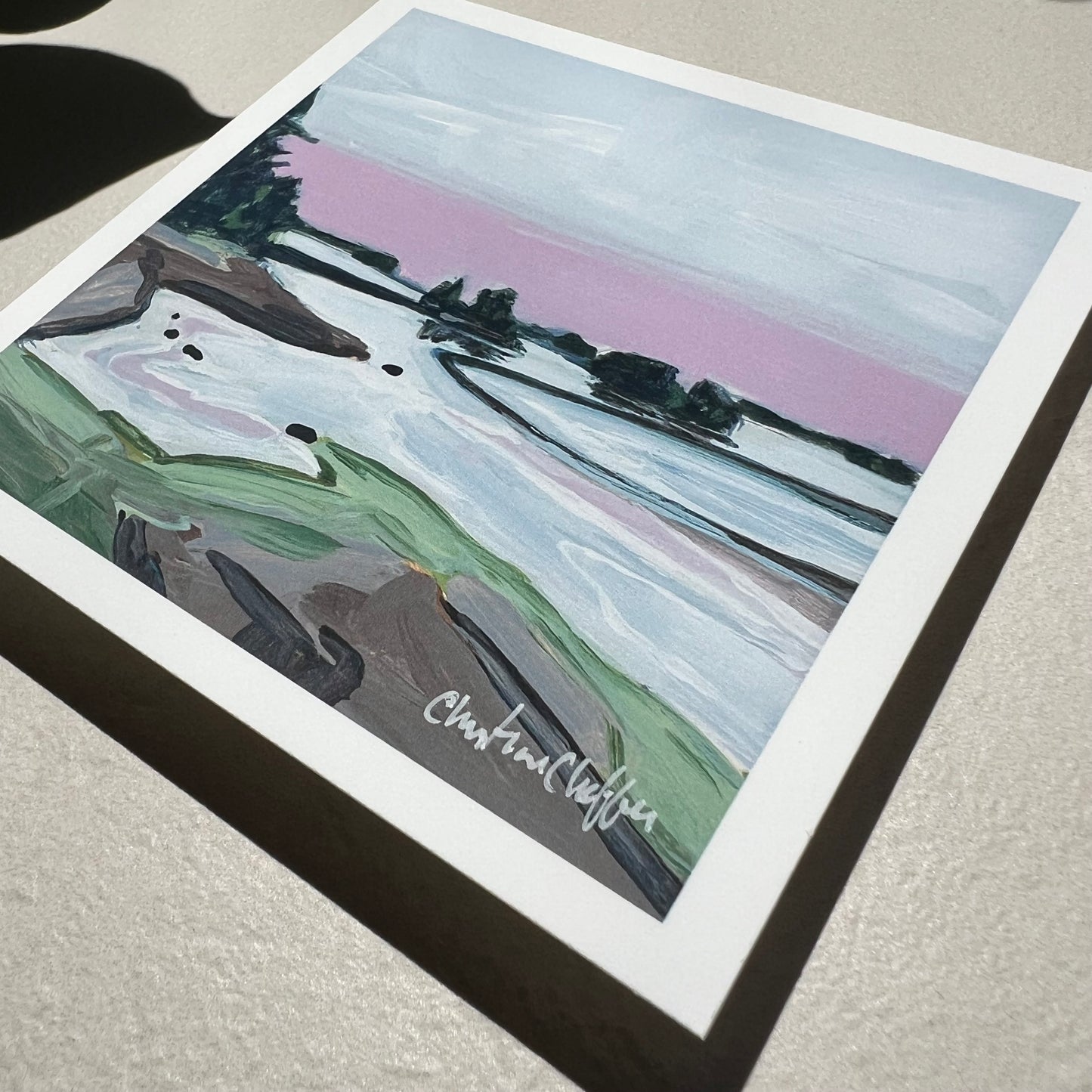Strawberry Creek Sunset - Studio Print