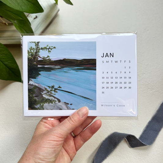 2027 Coastal Maine Art Calendar | Adventures in Harpswell Collection
