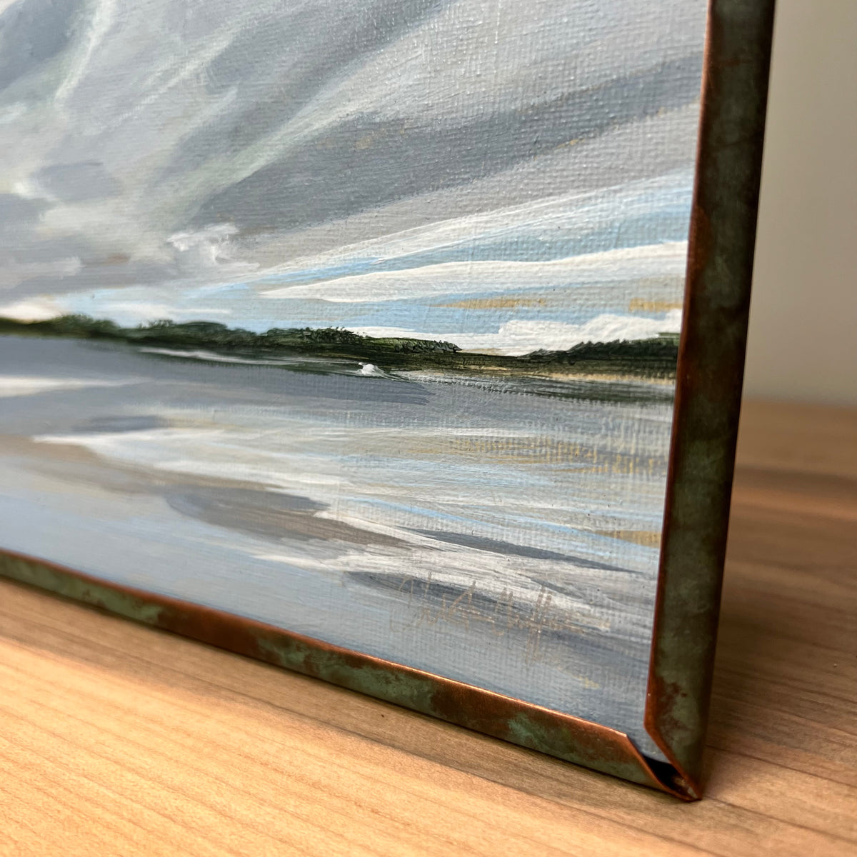 October Skies, Patina Collection-Original 5x7