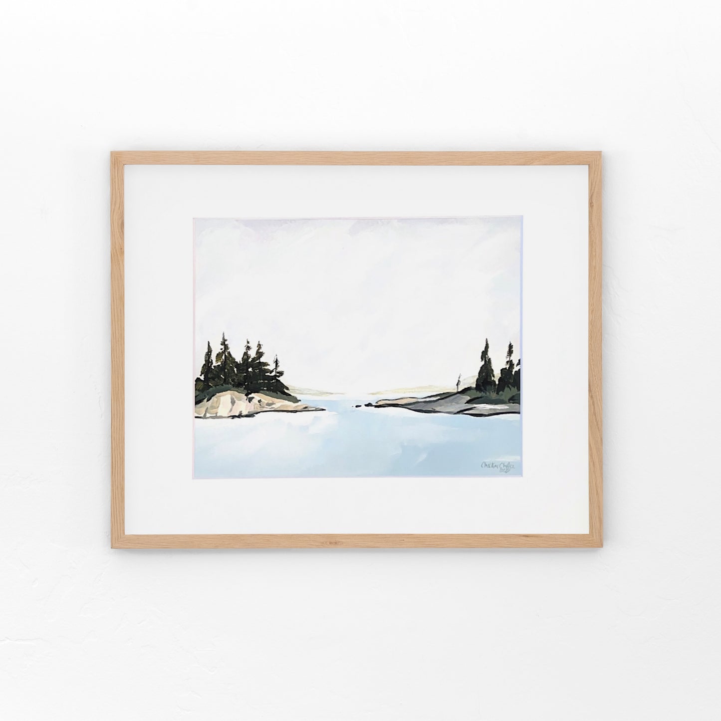 Grey Skies Over Harpswell-Canvas Print