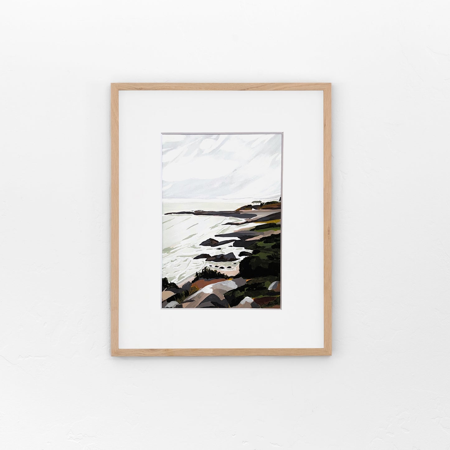 Marginal Way Ogunquit- Matted Print