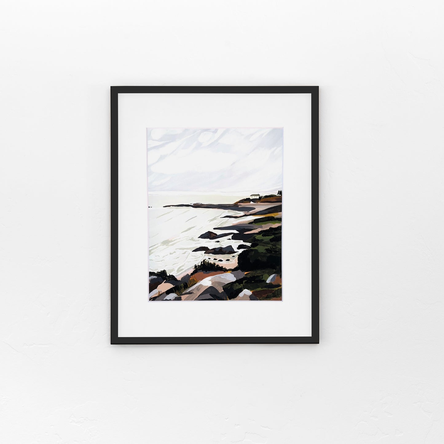 Marginal Way Ogunquit- Matted Print