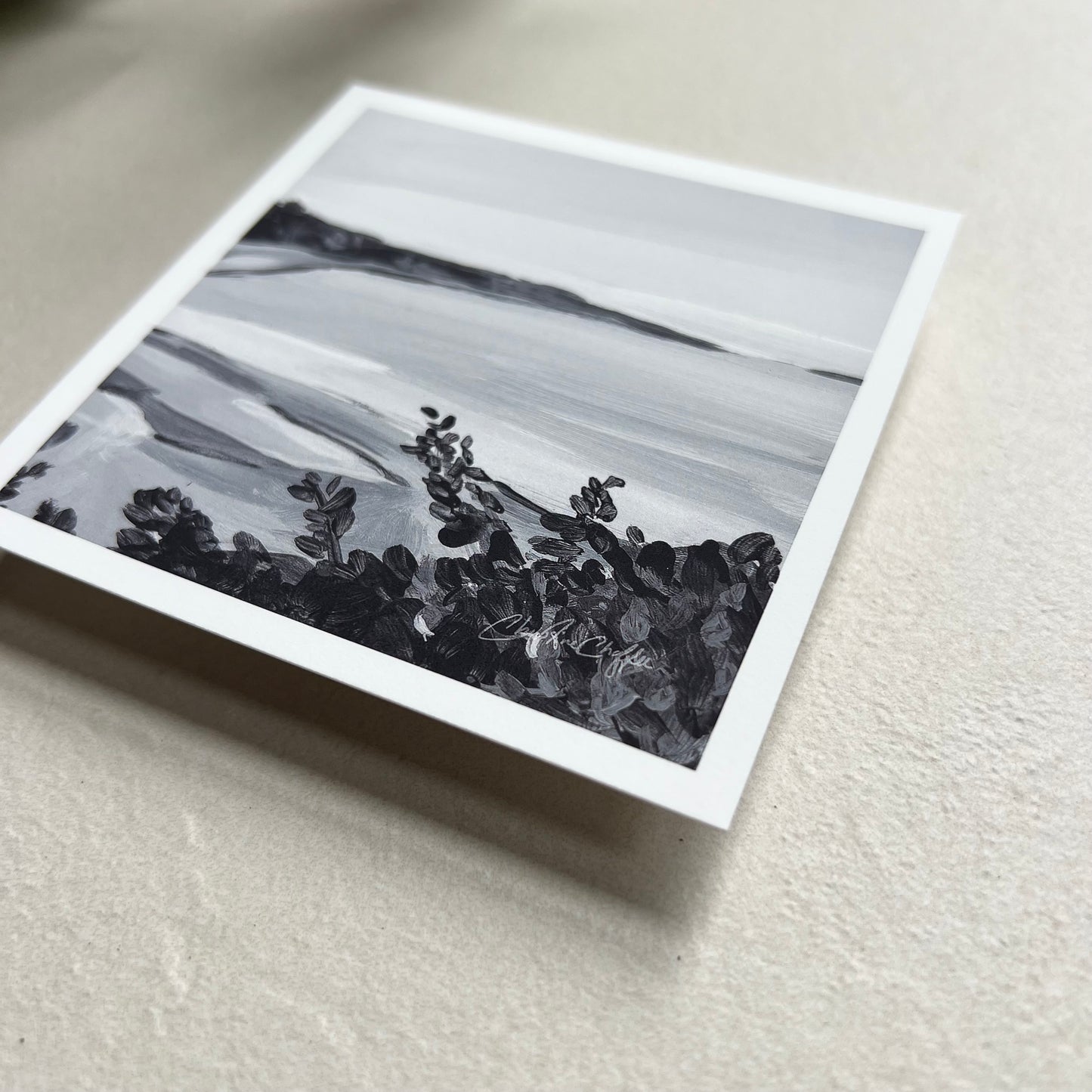 Widgeon Cove B&W- Studio Print