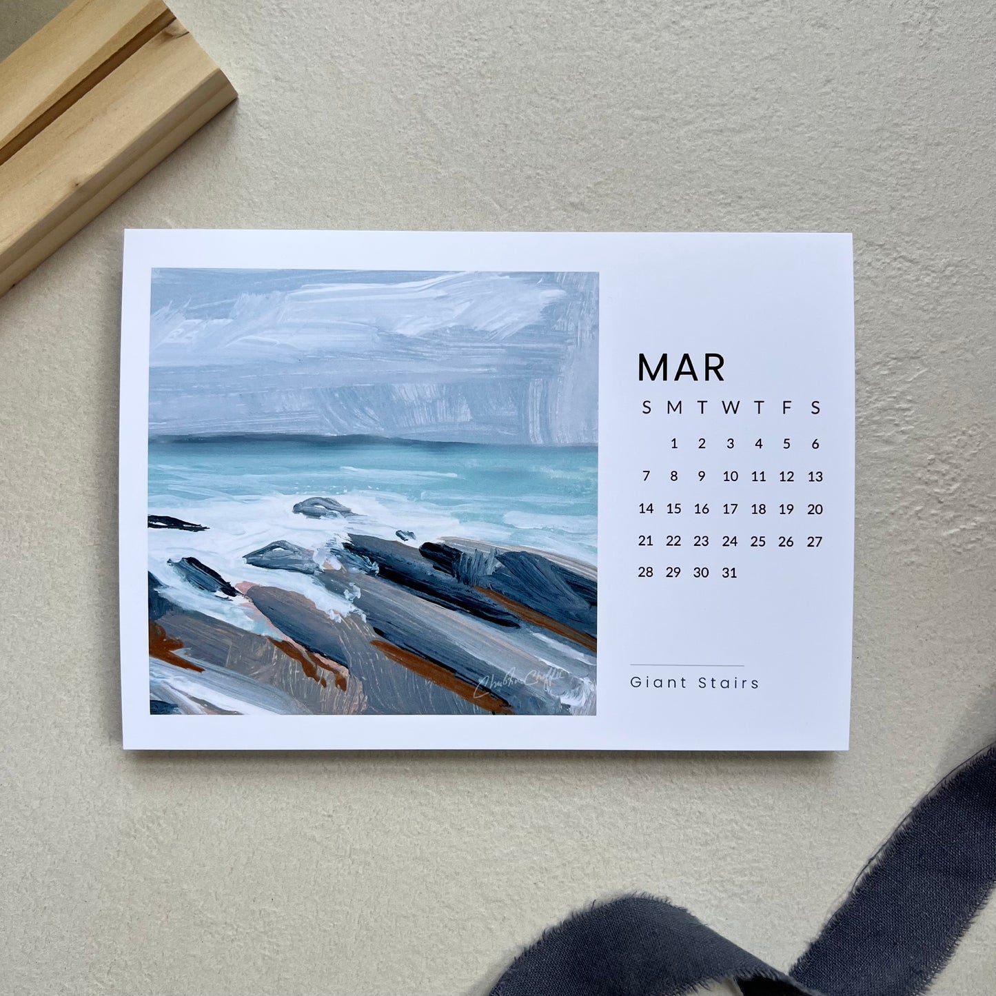 2027 Coastal Maine Art Calendar | Adventures in Harpswell Collection