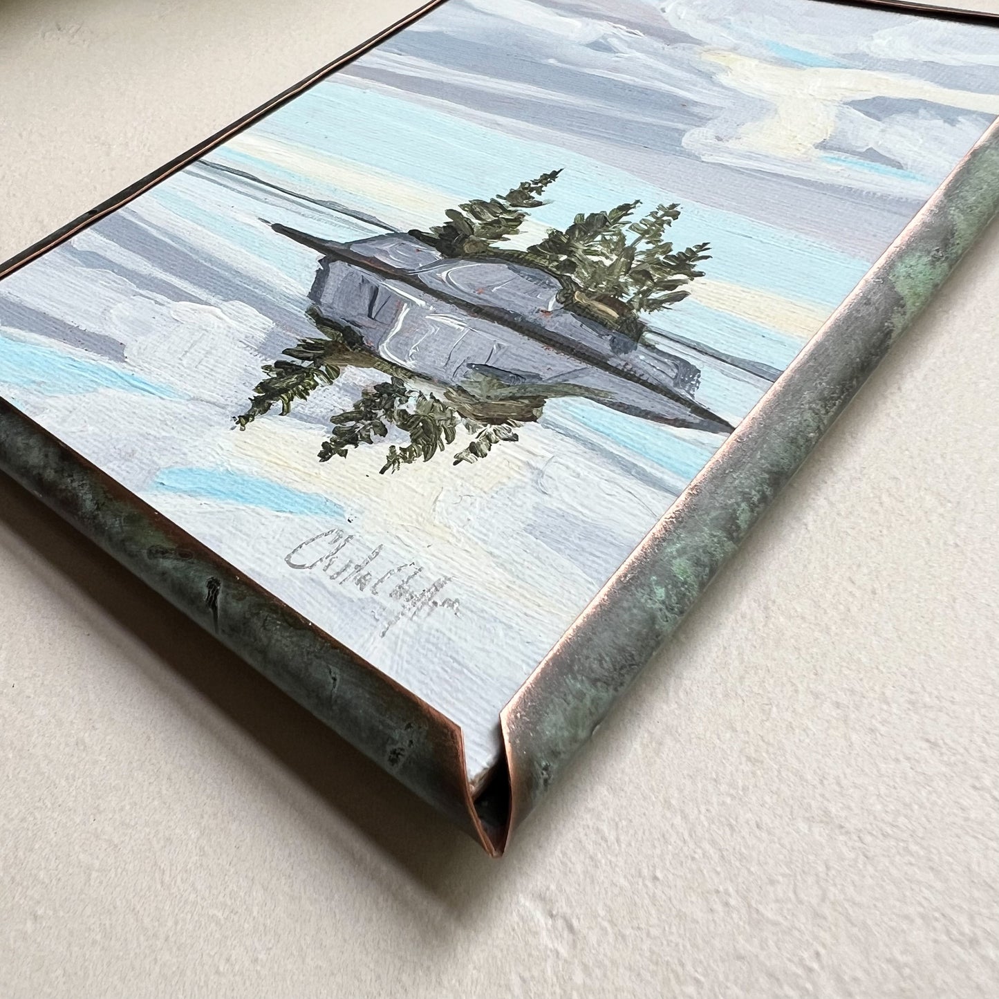 Lookout Point, Patina Collection-Original 5x7