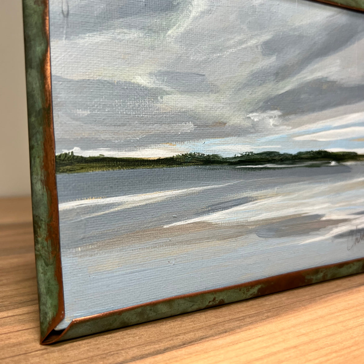 October Skies, Patina Collection-Original 5x7