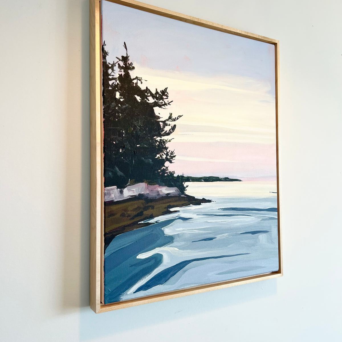 Entering Gun Point Cove, Original 16x20