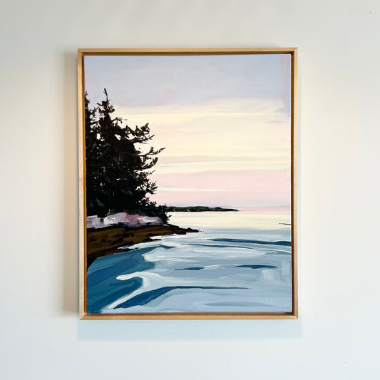 Entering Gun Point Cove, Original 16x20