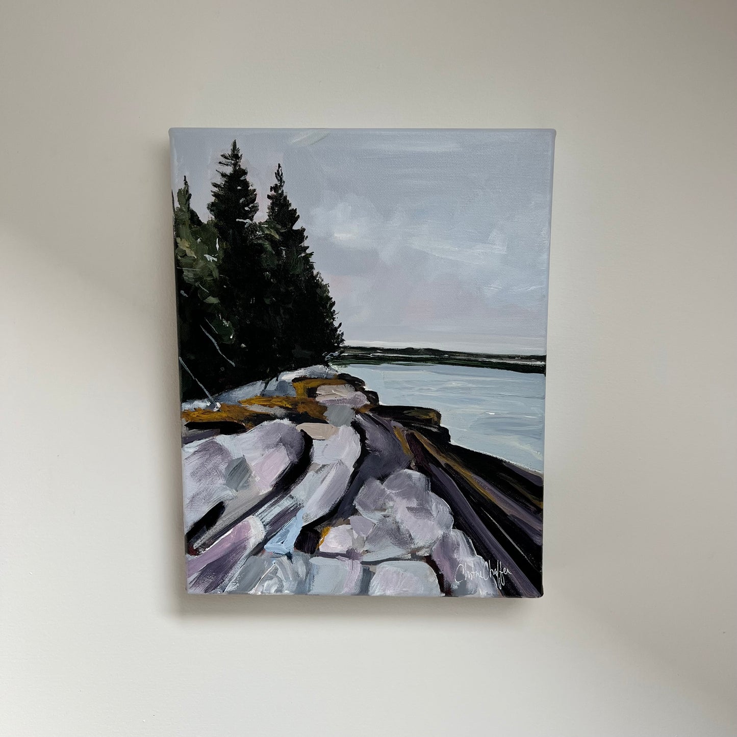 Devils Back East, Original 11x14