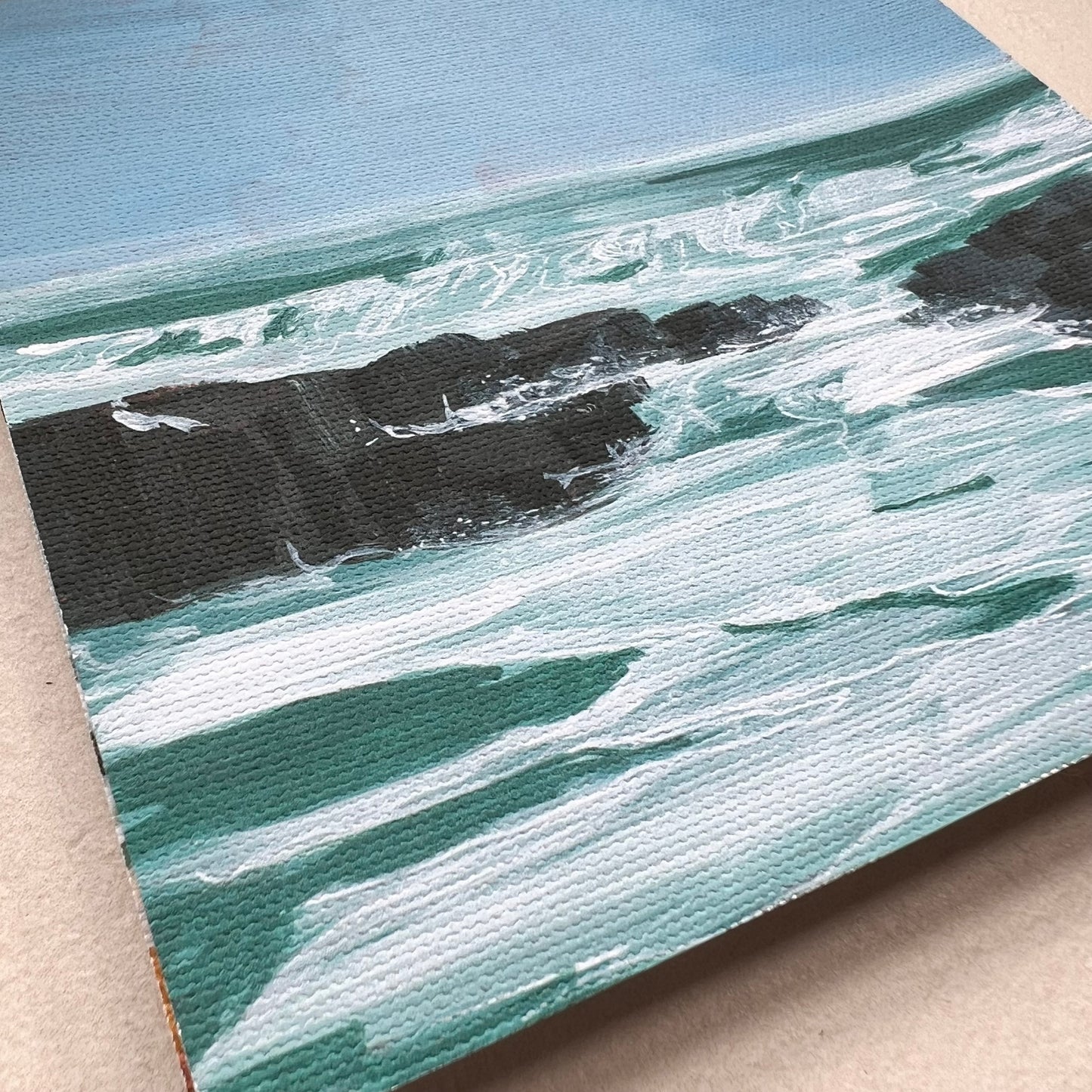 Waves of Kennebunk-Canvas Print