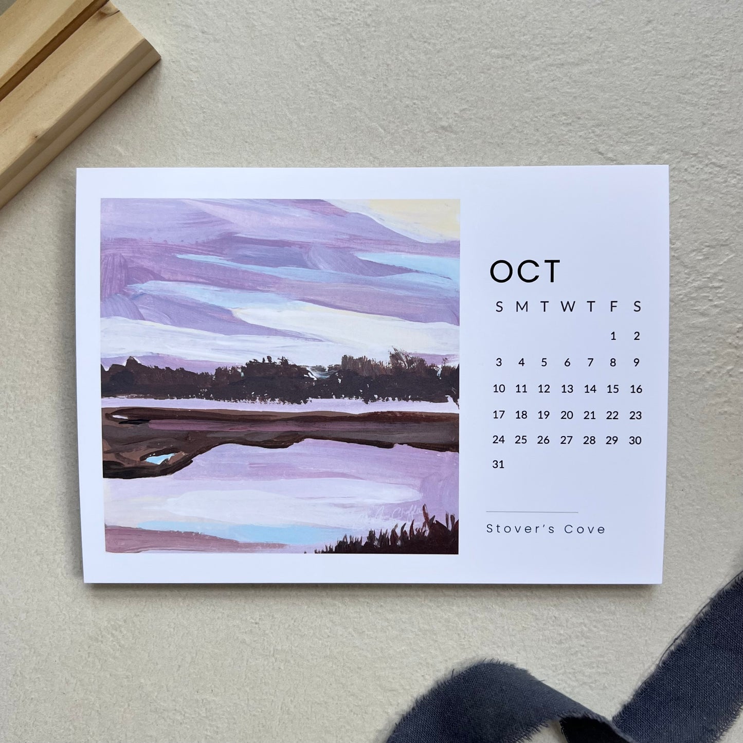 2027 Coastal Maine Art Calendar | Adventures in Harpswell Collection