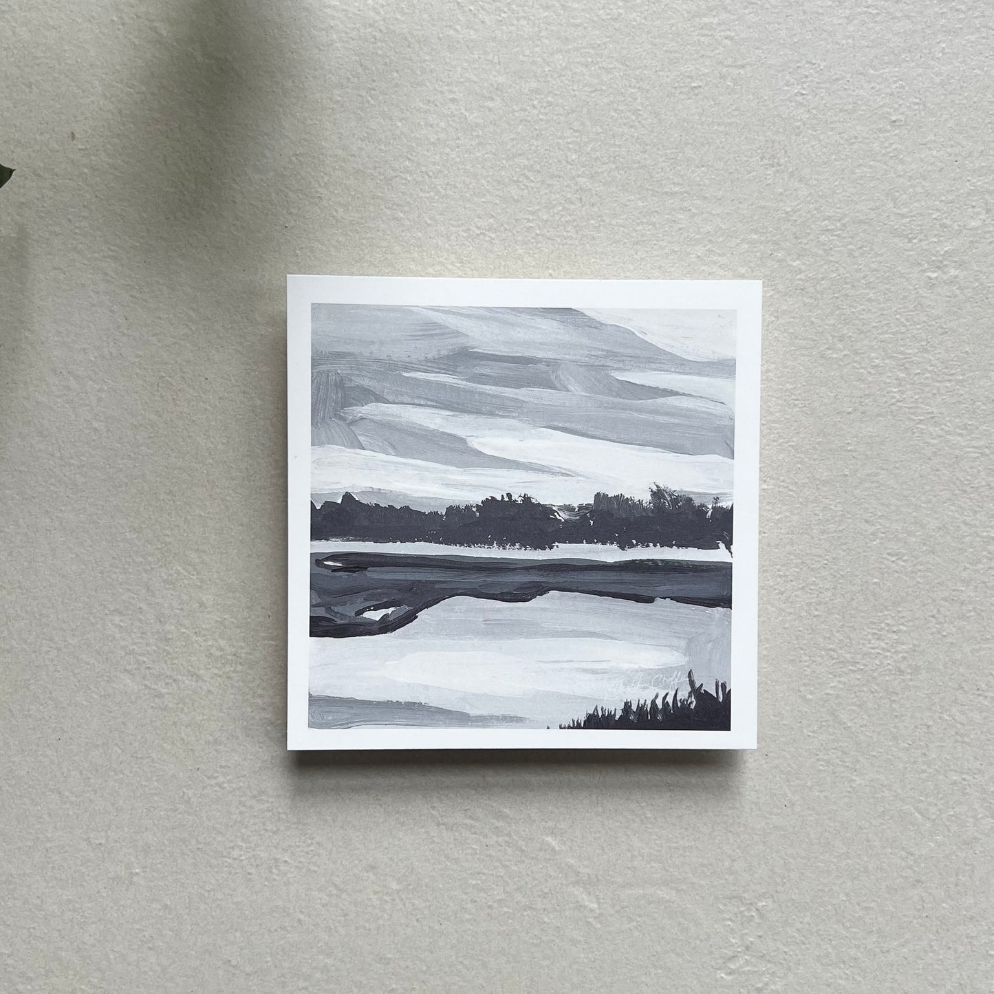 Stover's Cove Sunset B&W- Studio Print