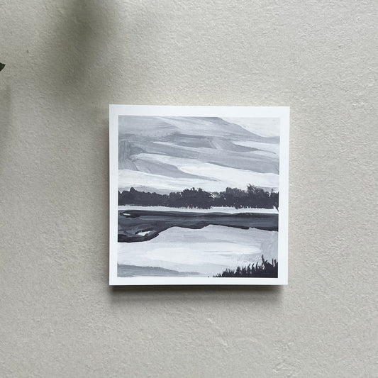 Stover's Cove Sunset B&W- Studio Print