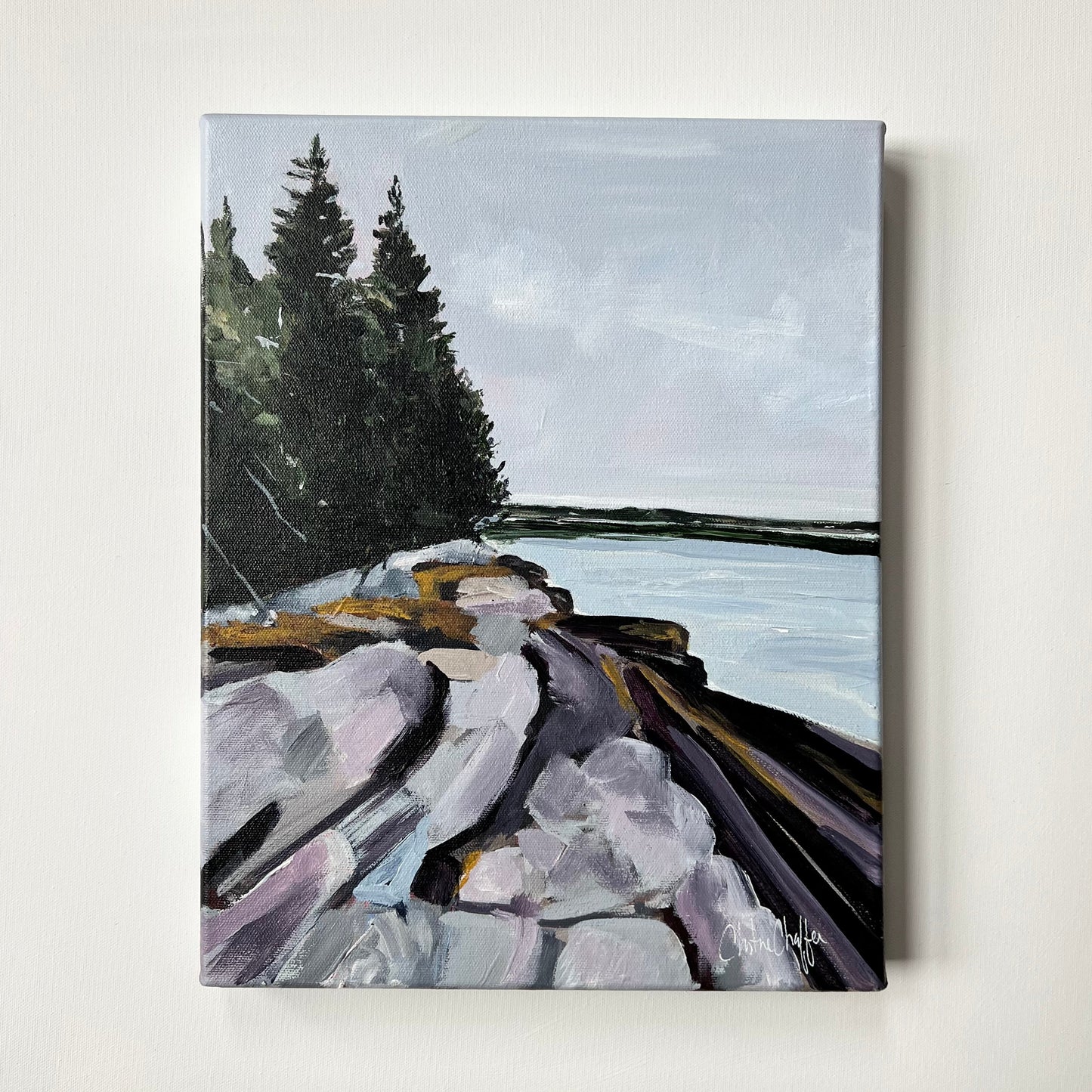 Devils Back East, Original 11x14