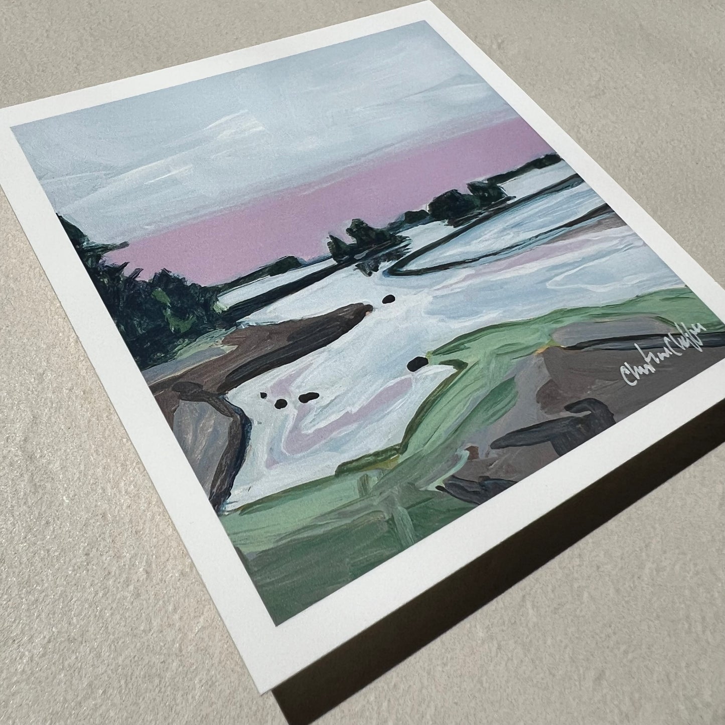 Strawberry Creek Sunset - Studio Print