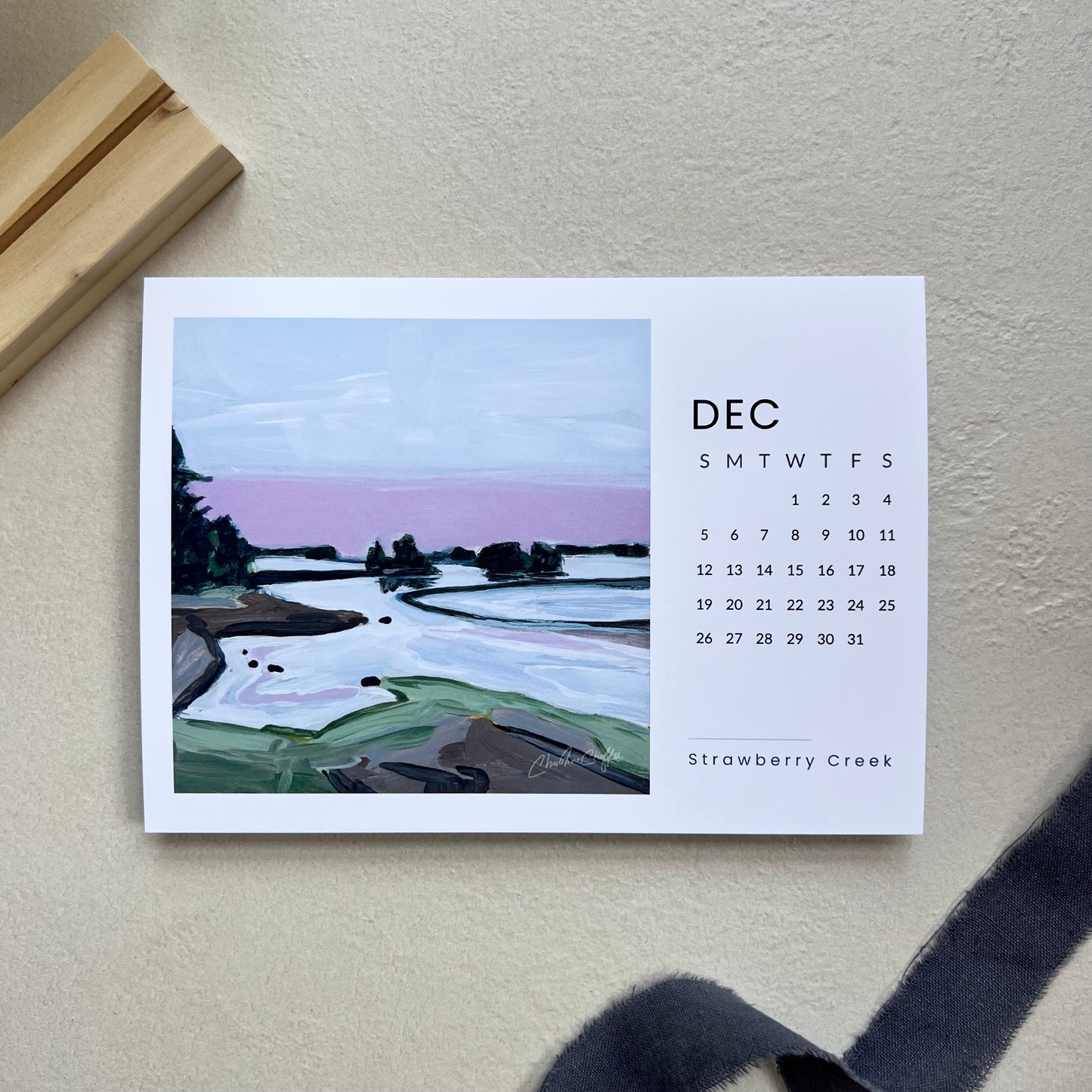 2027 Coastal Maine Art Calendar | Adventures in Harpswell Collection